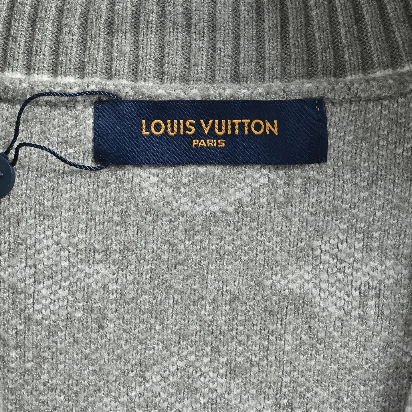 Louis Vuitton/Louis Vuitton all-over printed old flower logo jacquard zipper sweater jacket